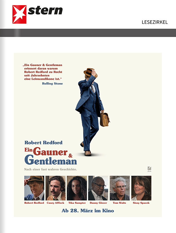Titelanzeige "Ein Gauner & Gentleman"